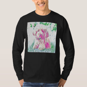 Spielzeug Poodle Puppy Print T-Shirt