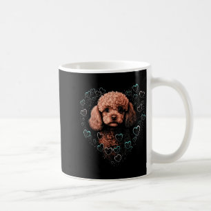 Spielzeug Pudel Liebes Herz für Valentinstag auf P Kaffeetasse