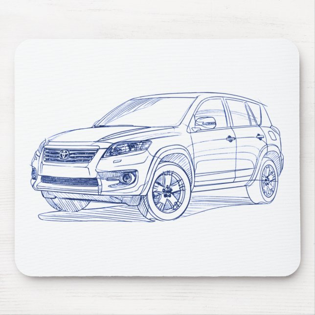 Spielzeug Rav4 2011 Mousepad (Vorne)