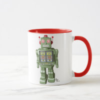 Spielzeug-Roboter-Tasse mit Pfefferminzaroma