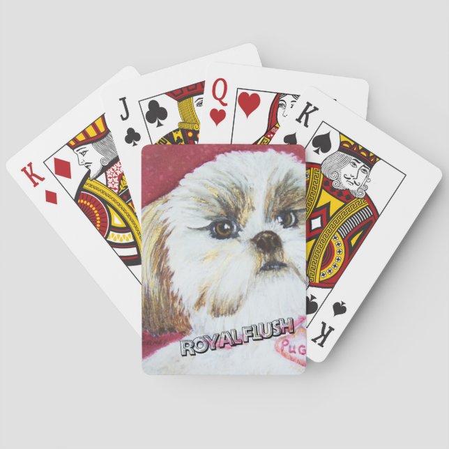 SPIELZEUG SHIH TZU SPIELKARTEN (Rückseite)