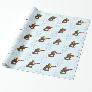 Spielzeug-Soldat Geschenkpapier