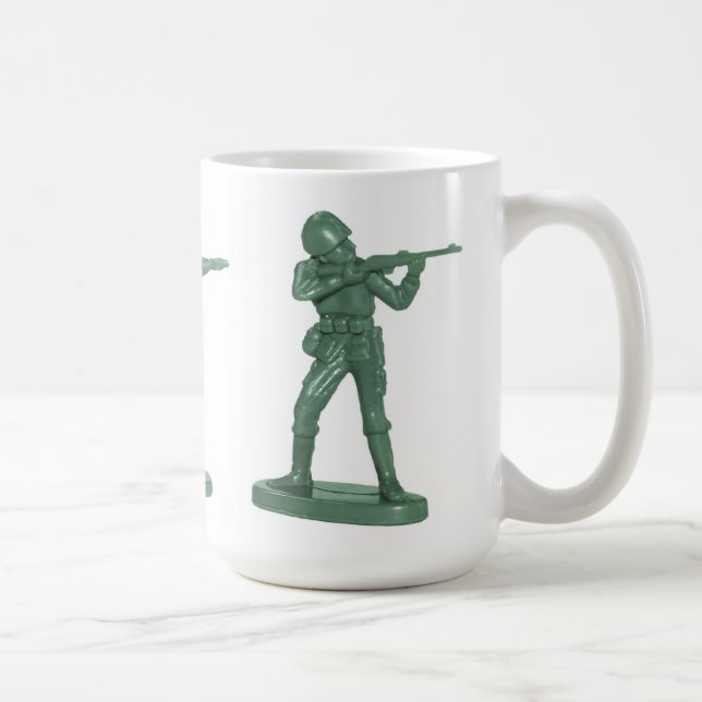 Spielzeug-Soldat-Tasse Kaffeetasse (Rechts)