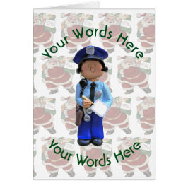 Spielzeug Weibliche Polizeibeamte Custom Christmas