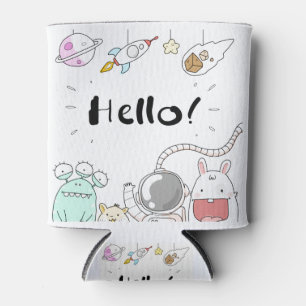 Spielzeugastronaut Rocket Planet Galaxy Alien Mons Dosenkühler