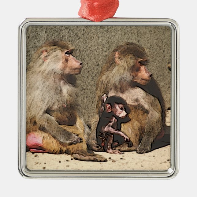 Spielzeugbabys Ornament Aus Metall (Vorne)