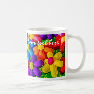 Spielzeugballons - Stadtblumen Tasse
