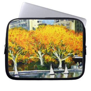 Spielzeugboote im Park Electronics Bag Laptopschutzhülle