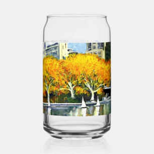 Spielzeugboote im Park Trinkbehälter Set Dosenglas