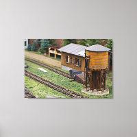 Spielzeugeisenbahn Plattform Wasserturm