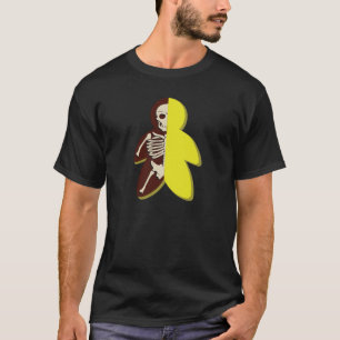 Spielzeugfigurenspiel Popple Skelett Gelb T-Shirt