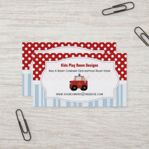 Spielzeugfiretruck-Visitenkarten Visitenkarte