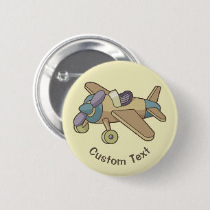 Spielzeugflugzeug Button
