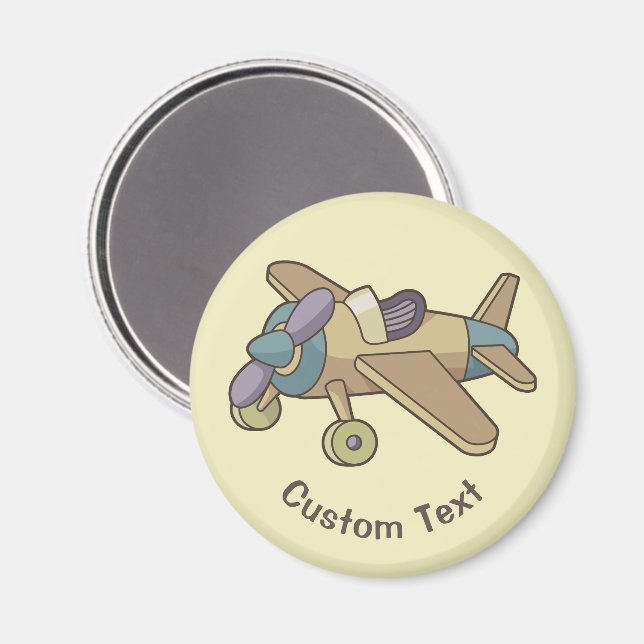 Spielzeugflugzeug Magnet (Vorderseite/Rückseite)