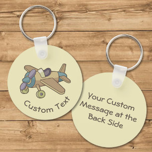 Spielzeugflugzeug-Schlüsselanhänger Schlüsselanhänger