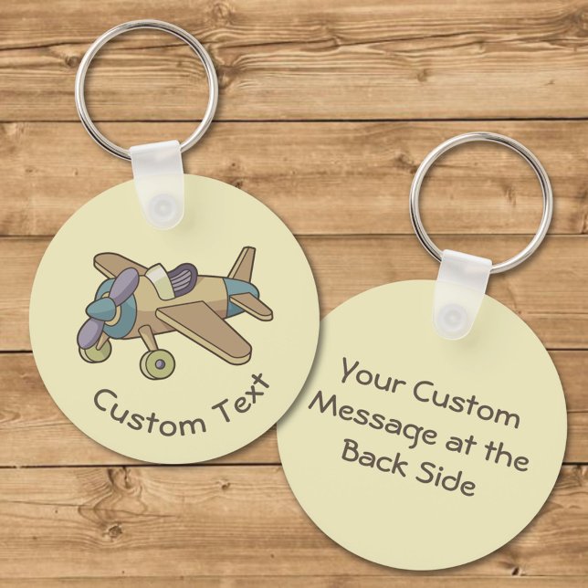 Spielzeugflugzeug-Schlüsselanhänger Schlüsselanhänger (Von Creator hochgeladen)