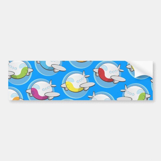 Spielzeugflugzeuge Autoaufkleber (Vorne)