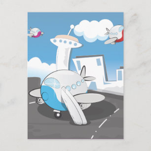 Spielzeugflugzeuge Postkarte