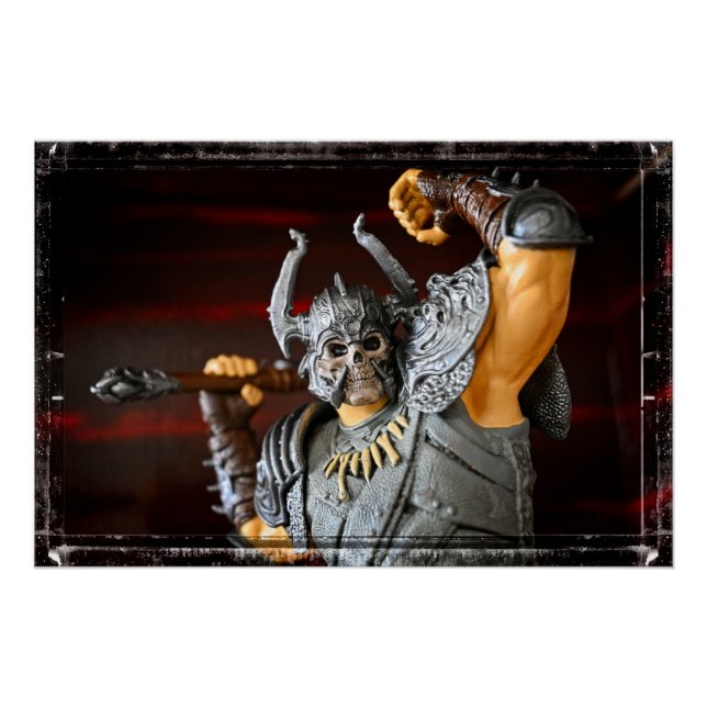 Spielzeugfotografie Barbarian Wall Art Poster (Vorderseite)