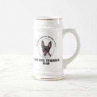 Spielzeugfox-Terrier-Vater Stein