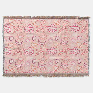 Spielzeughintergrund Decke