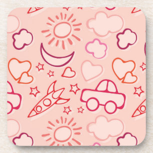 Spielzeughintergrund Getränkeuntersetzer