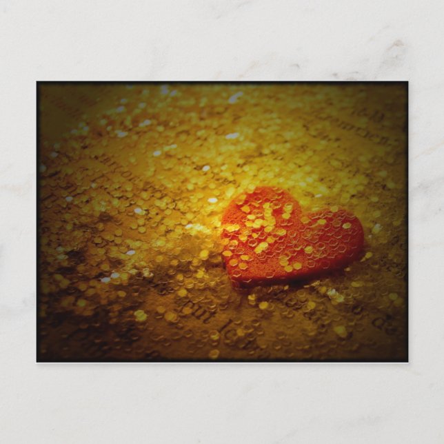 Spielzeugkamera Herz Postkarte (Vorderseite)