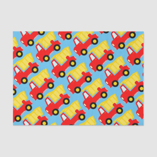 Spielzeugkipper Kindergeburtstag Geschenkpapier Seidenpapier (Vorderseite)