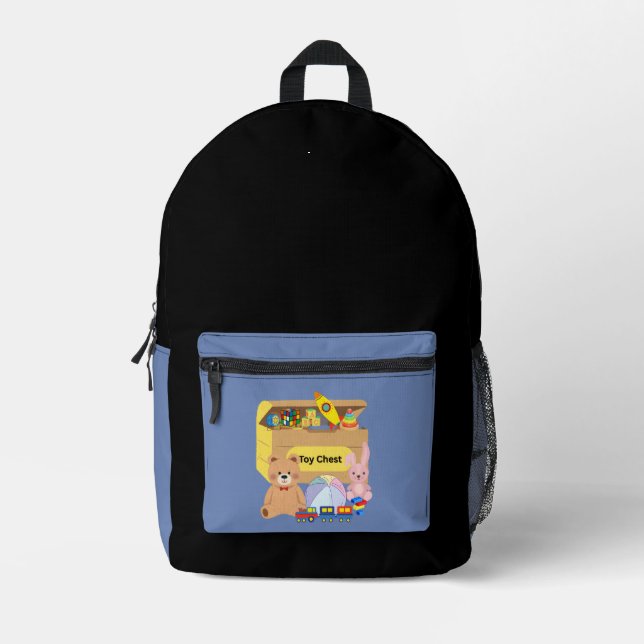 Spielzeugkiste Bedruckter Rucksack (Vorderseite)