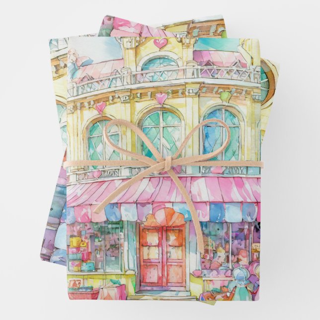 Spielzeugladen in Paris Geschenkpapier Set (Beispiel)