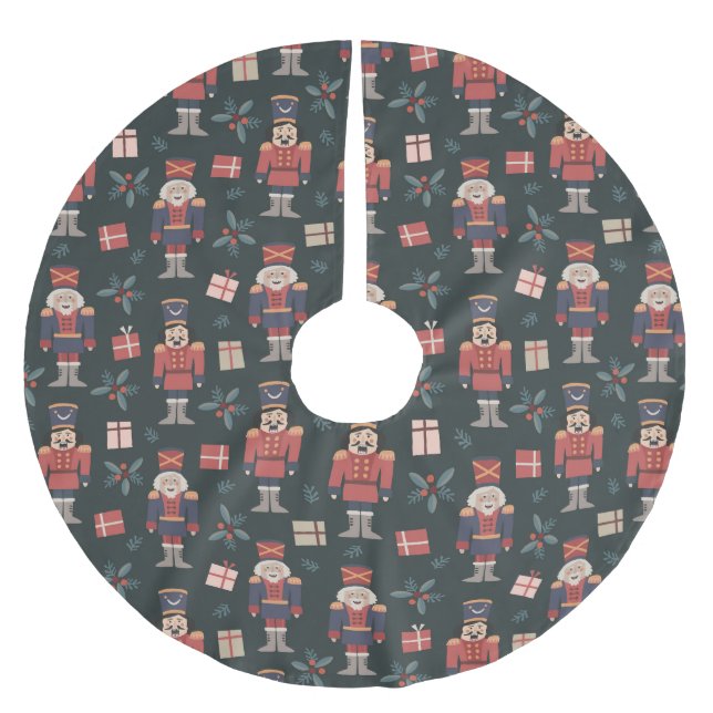 Spielzeugnährungsmittel Polyester Weihnachtsbaumdecke (Vorderseite)