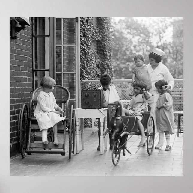 Spielzeugpferd Gezeichnet Wagon, 1920er Poster (Vorne)