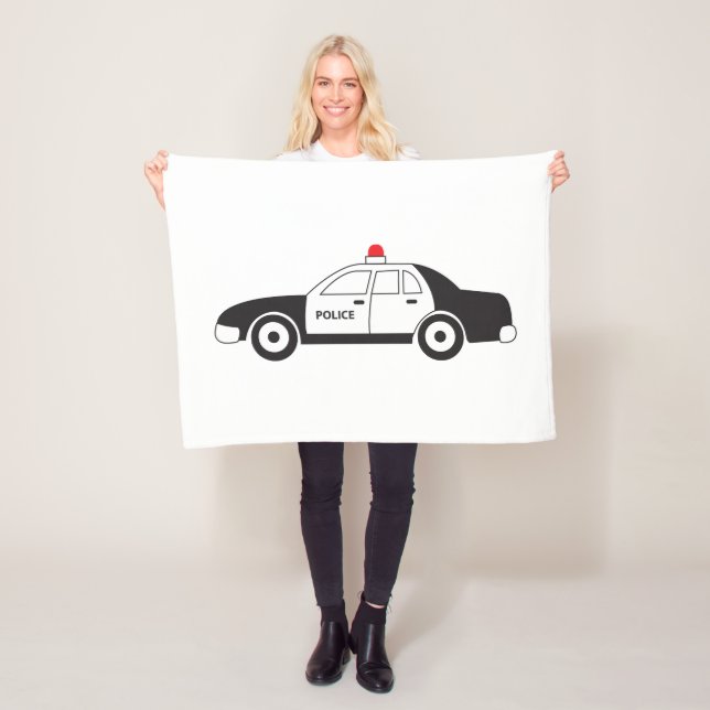 Spielzeugpolizei Fleecedecke (Beispiel)