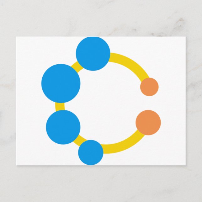 Spielzeugrattle Postkarte (Vorderseite)