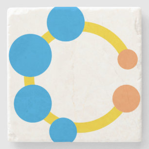 Spielzeugrattle Steinuntersetzer