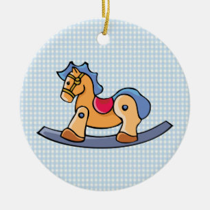 Spielzeugrockpferd Keramikornament