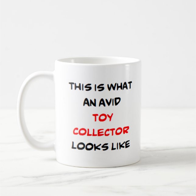 Spielzeugsammler Kaffeetasse (Links)