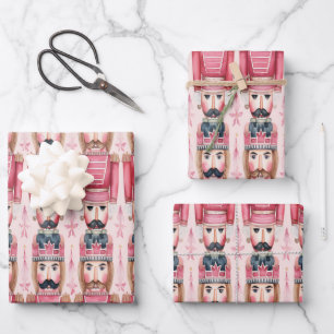 Spielzeugsoldat-Design auf festlicher Verpackung Geschenkpapier Set