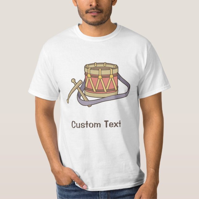 Spielzeugtrommel T-Shirt (Vorderseite)