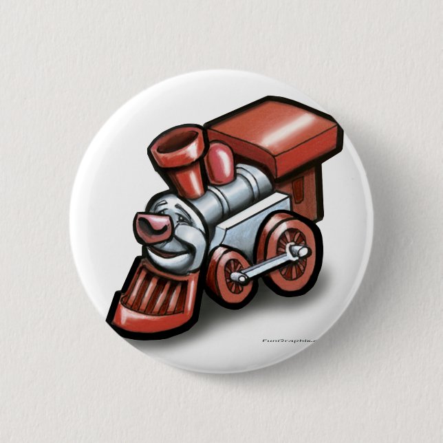 Spielzeugzug Button (Vorderseite)
