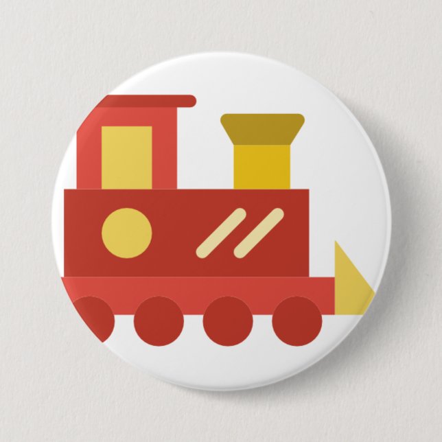 Spielzeugzug Button (Vorderseite)