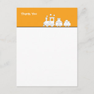 Spielzeugzug Geburtstag Danke Karte