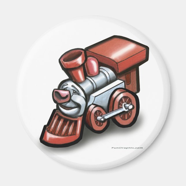Spielzeugzug Magnet (Vorne)