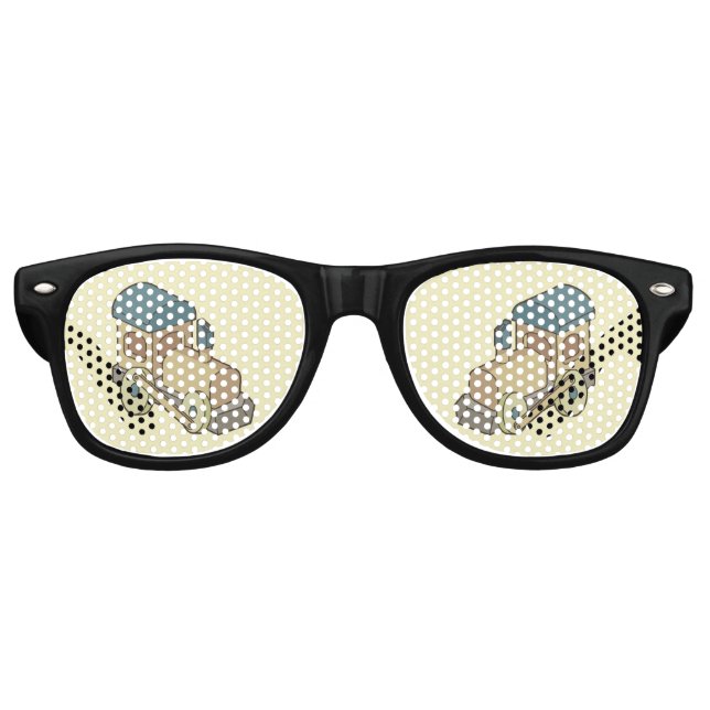 Spielzeugzug Partybrille (Vorderseite)