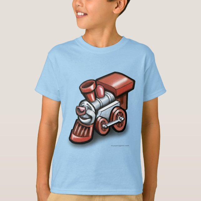 Spielzeugzug T-Shirt (Vorderseite)