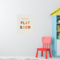 Spielzimmer Individuelle personalisierte Poster &