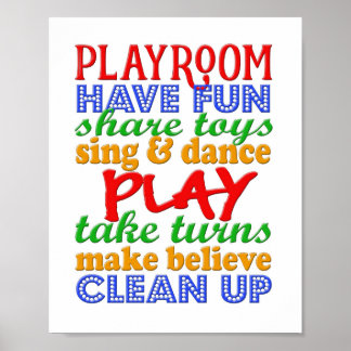 Spielzimmer Poster