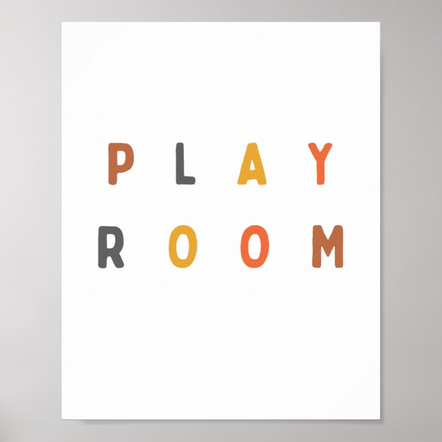Spielzimmer Poster & Prints (Vorne)