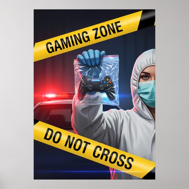 Spielzone Nicht Betreten Poster (Vorne)