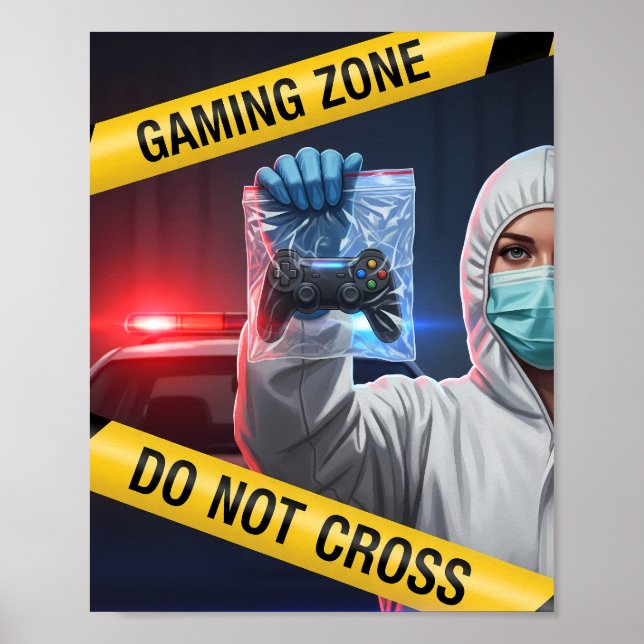 Spielzone Nicht Betreten Poster (Vorne)